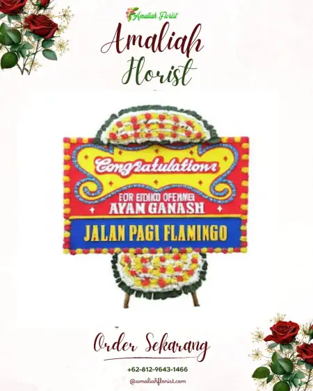 Sewa Papan Bunga Kebon Kangkung